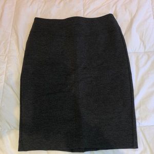 Grey Pencil Skirt